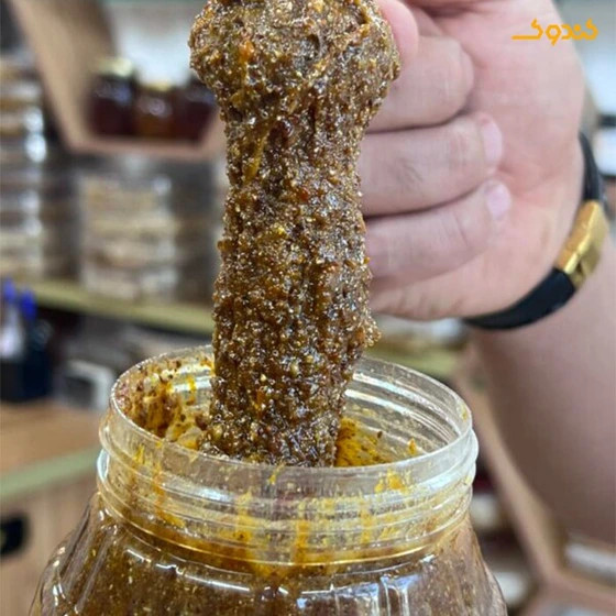 500 گرم معجون افزایش وزن گیاهی کلحر پاکستانی ترکیب ۱۶ گیاه و 5گرم ژل رویال